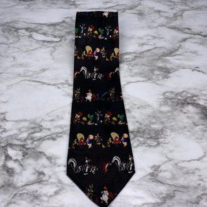 Vintage 1990's Looney Tunes Mania Tie